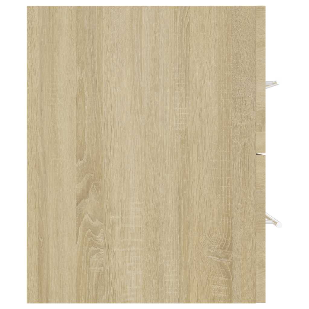 Σετ Επίπλων Μπάνιου 2 Τεμαχίων Sonoma Δρυς από Μοριοσανίδα