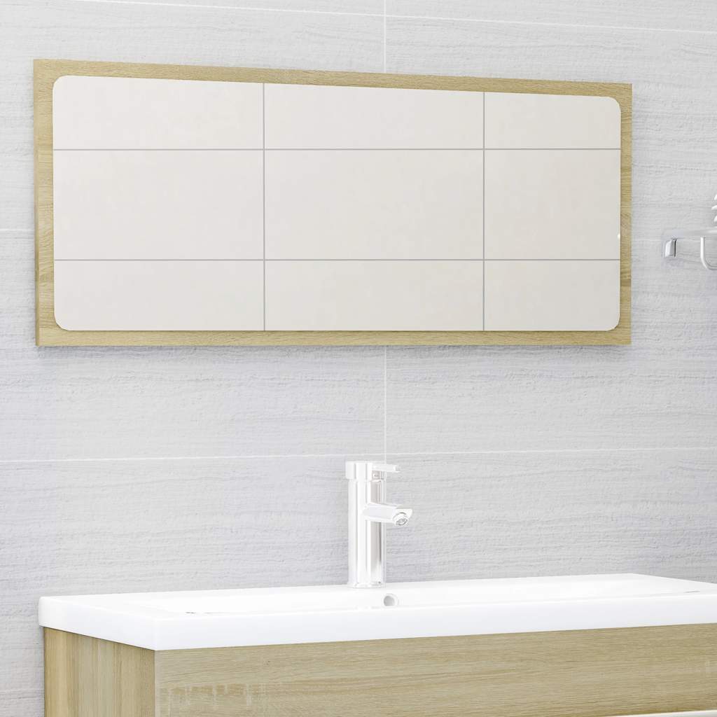 Σετ Επίπλων Μπάνιου 2 Τεμαχίων Sonoma Δρυς από Μοριοσανίδα