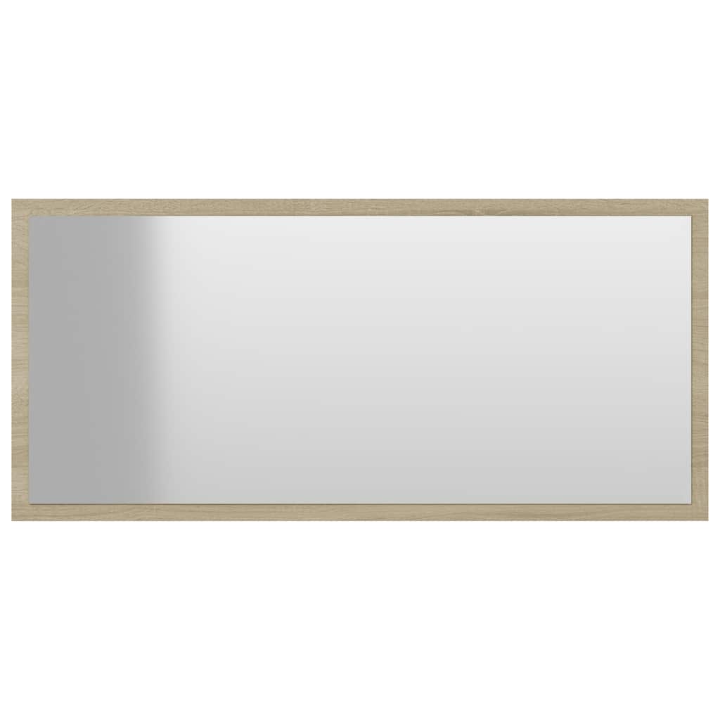 Σετ Επίπλων Μπάνιου 2 Τεμ. Λευκό/Sonoma Δρυς από Μοριοσανίδα