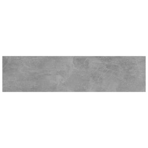 Ράφια Βιβλιοθήκης 8 τεμ. Γκρι Σκυροδ. 40x10x1,5 εκ. Μοριοσανίδα