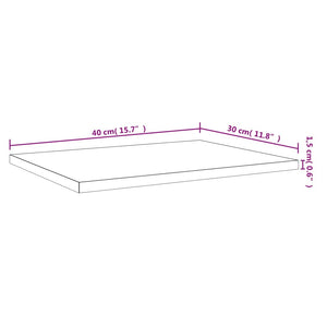 Ράφια Βιβλιοθήκης 4 τεμ. Γκρι 40x30x1,5 εκ. από Μοριοσανίδα - Pakobazaar