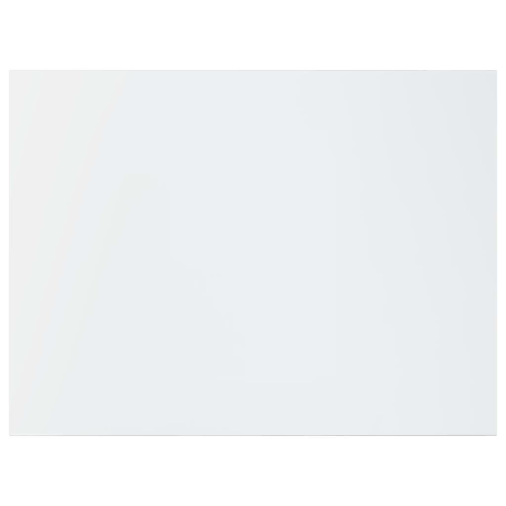 Ράφια Βιβλιοθήκης 4 τεμ. Γυαλ. Λευκό 40x30x1,5 εκ. Επεξ.Ξύλο - Pakobazaar