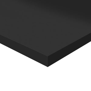 Ράφια Βιβλιοθήκης 4 τεμ. Γυαλ. Μαύρο 40x30x1,5 εκ. Μοριοσανίδα - Pakobazaar
