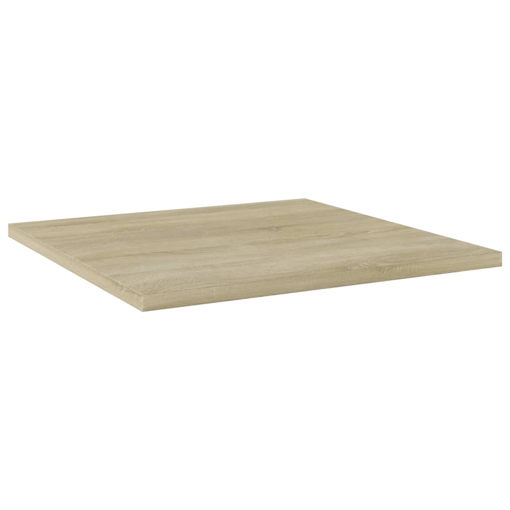 Ράφια Βιβλιοθήκης 8 τεμ. Sonoma Δρυς 40x40x1,5 εκ. Μοριοσανίδα - Pakobazaar