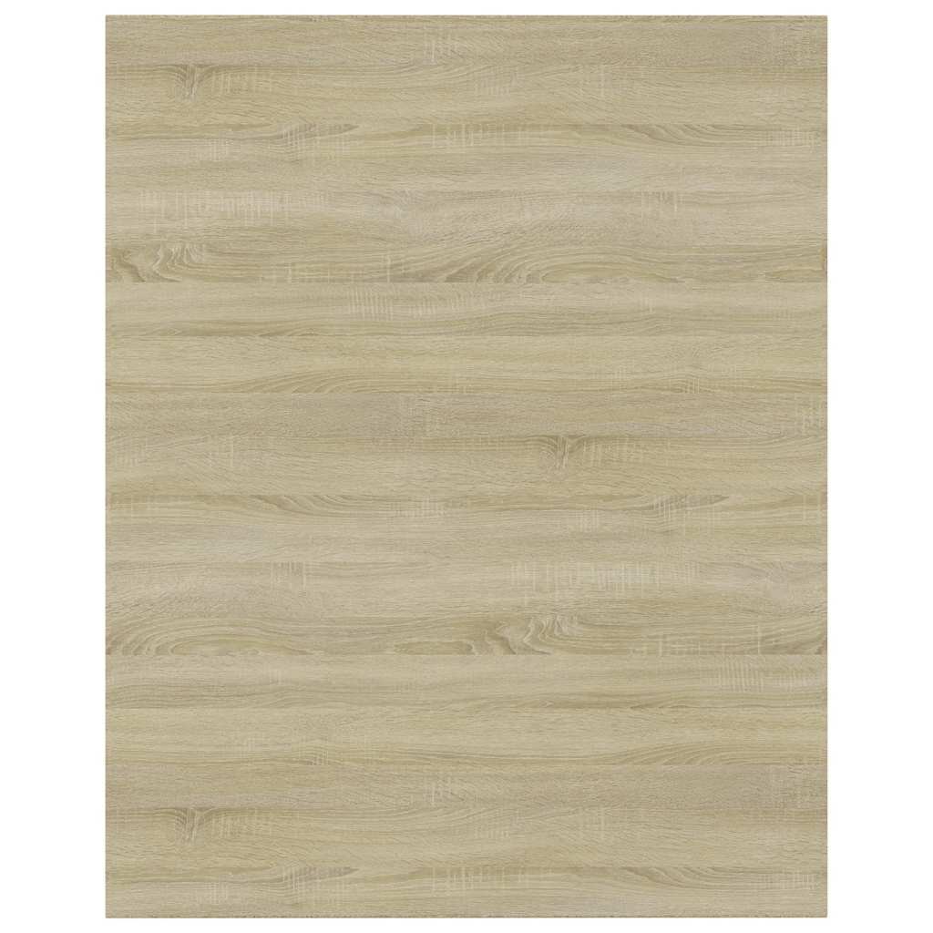 Ράφια Βιβλιοθήκης 4 τεμ. Sonoma Δρυς 40x50x1,5 εκ. Μοριοσανίδα
