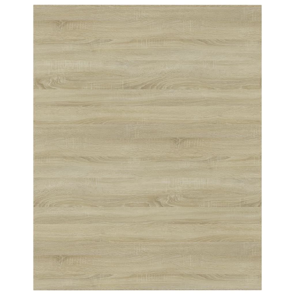 Ράφια Βιβλιοθήκης 8 τεμ. Sonoma Δρυς 40x50x1,5 εκ. Μοριοσανίδα - Pakobazaar