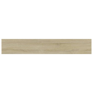 Ράφια Βιβλιοθήκης 4 τεμ. Sonoma Δρυς 60x10x1,5 εκ. Μοριοσανίδα - Pakobazaar