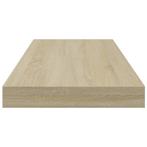 Ράφια Βιβλιοθήκης 8 τεμ. Sonoma Δρυς 60x10x1,5 εκ. Μοριοσανίδα - Pakobazaar