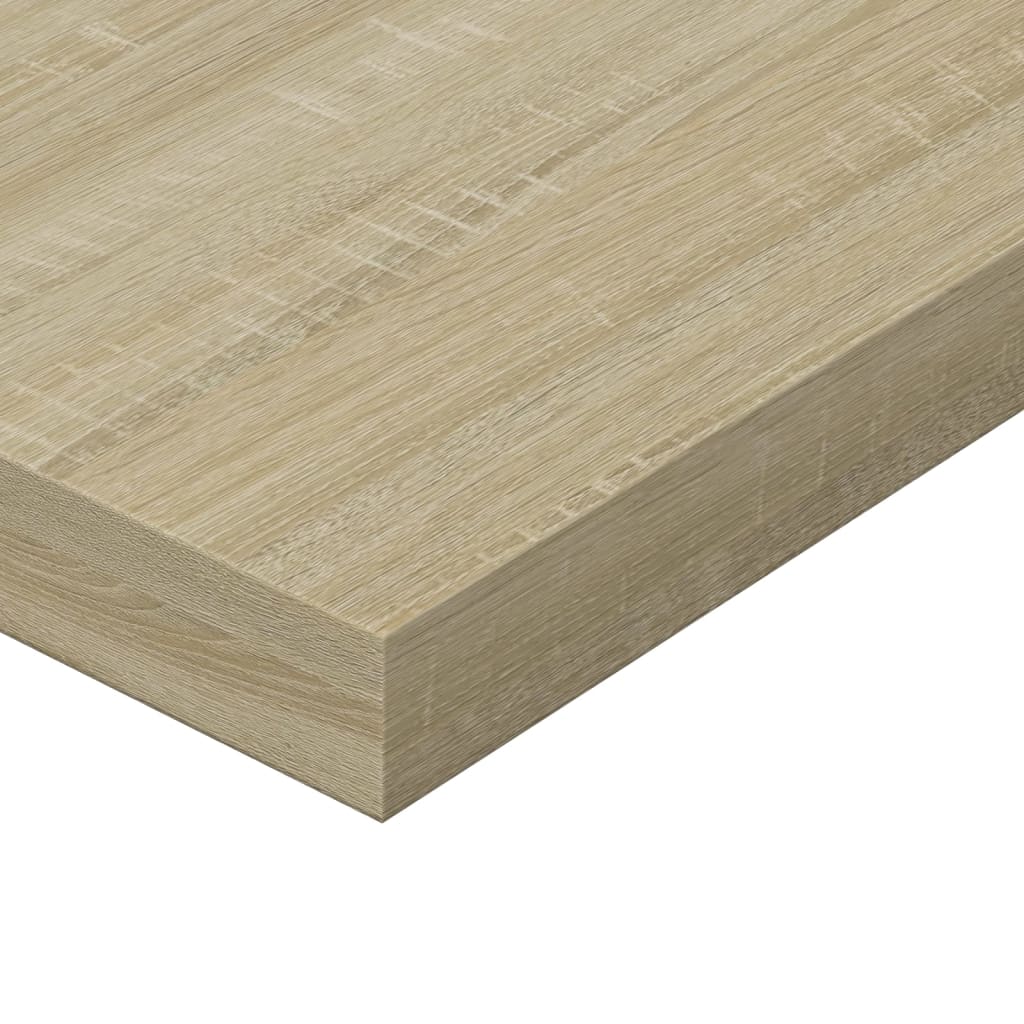 Ράφια Βιβλιοθήκης 8 τεμ. Sonoma Δρυς 60x10x1,5 εκ. Μοριοσανίδα - Pakobazaar
