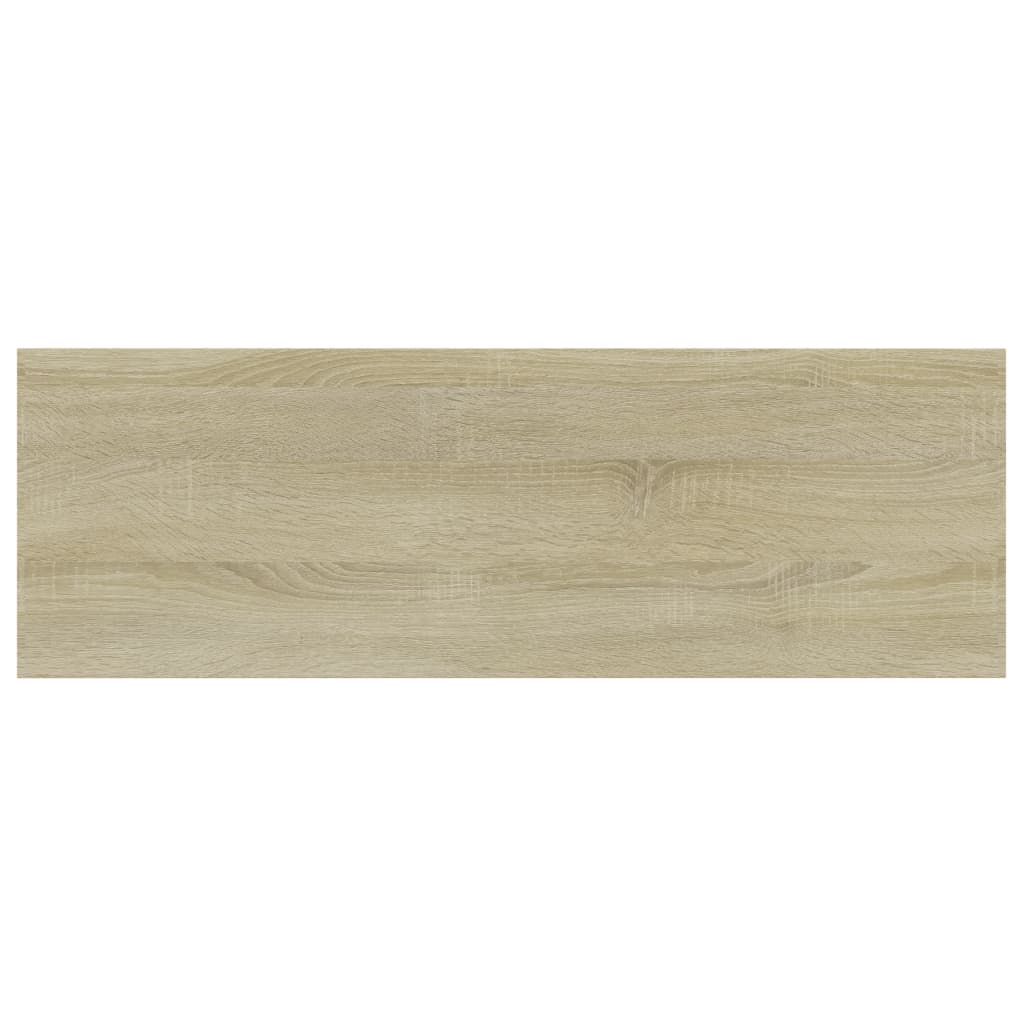 Ράφια Βιβλιοθήκης 4 τεμ. Sonoma Δρυς 60x20x1,5 εκ. Μοριοσανίδα - Pakobazaar