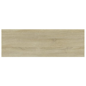 Ράφια Βιβλιοθήκης 4 τεμ. Sonoma Δρυς 60x20x1,5 εκ. Μοριοσανίδα - Pakobazaar