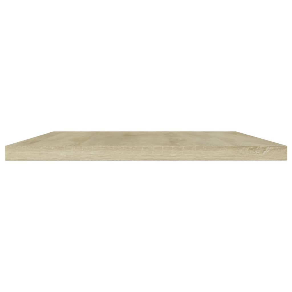 Ράφια Βιβλιοθήκης 8 τεμ. Sonoma Δρυς 60x20x1,5 εκ. Μοριοσανίδα - Pakobazaar