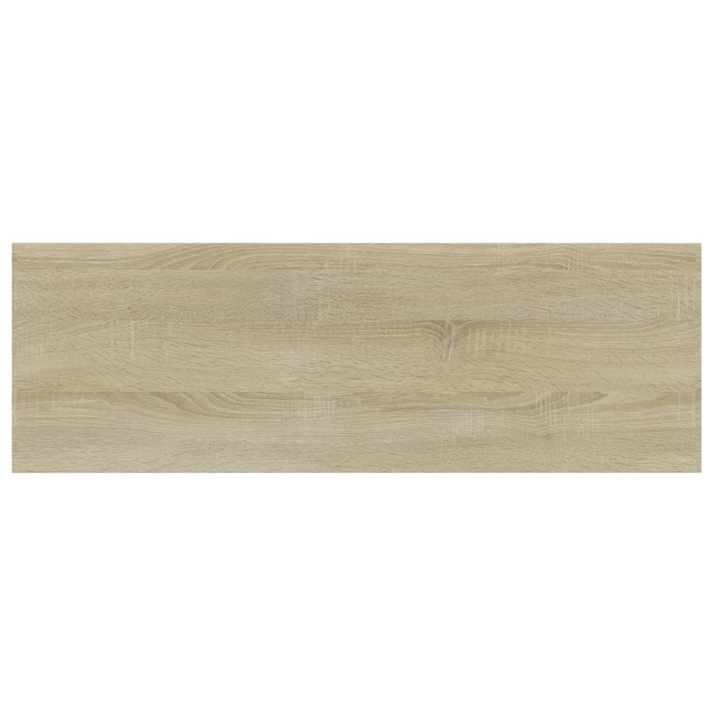 Ράφια Βιβλιοθήκης 8 τεμ. Sonoma Δρυς 60x20x1,5 εκ. Μοριοσανίδα - Pakobazaar