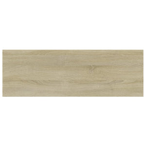 Ράφια Βιβλιοθήκης 8 τεμ. Sonoma Δρυς 60x20x1,5 εκ. Μοριοσανίδα - Pakobazaar
