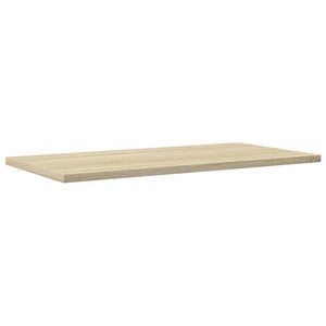 Ράφια Βιβλιοθήκης 4 τεμ. Sonoma Δρυς 60x30x1,5 εκ. Μοριοσανίδα - Pakobazaar