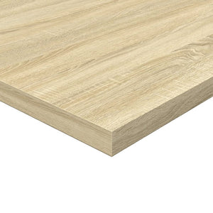 Ράφια Βιβλιοθήκης 4 τεμ. Sonoma Δρυς 60x30x1,5 εκ. Μοριοσανίδα - Pakobazaar