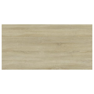 Ράφια Βιβλιοθήκης 8 τεμ. Sonoma Δρυς 60x30x1,5 εκ. Μοριοσανίδα - Pakobazaar
