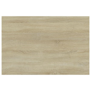 Ράφια Βιβλιοθήκης 8 τεμ. Sonoma Δρυς 60x40x1,5 εκ. Μοριοσανίδα - Pakobazaar