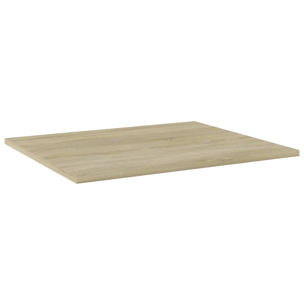 Ράφια Βιβλιοθήκης 4 τεμ. Sonoma Δρυς 60x50x1,5 εκ. Μοριοσανίδα