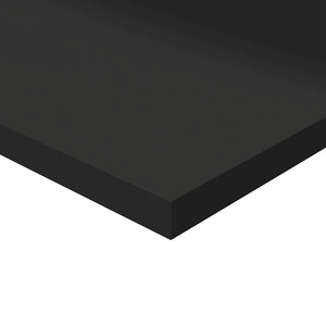 Ράφια Βιβλιοθήκης 8 τεμ. Γυαλ. Μαύρο 80x30x1,5 εκ. Μοριοσανίδα - Pakobazaar