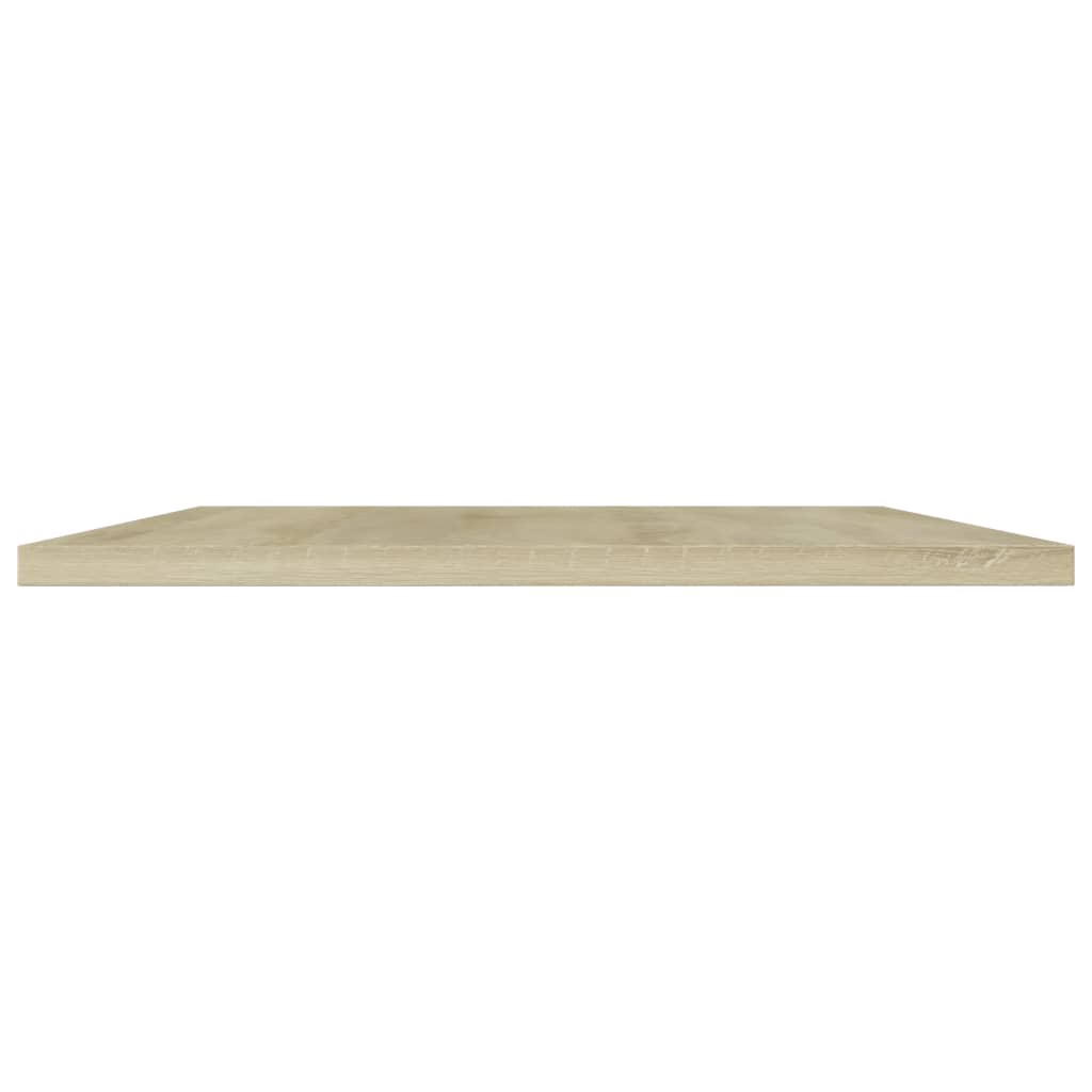 Ράφια Βιβλιοθήκης 8 τεμ. Sonoma Δρυς 80x40x1,5 εκ. Μοριοσανίδα