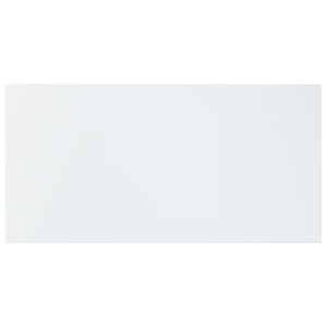 Ράφια Βιβλιοθήκης 8 τεμ. Γυαλ. Λευκό 80x40x1,5 εκ. Μοριοσανίδα