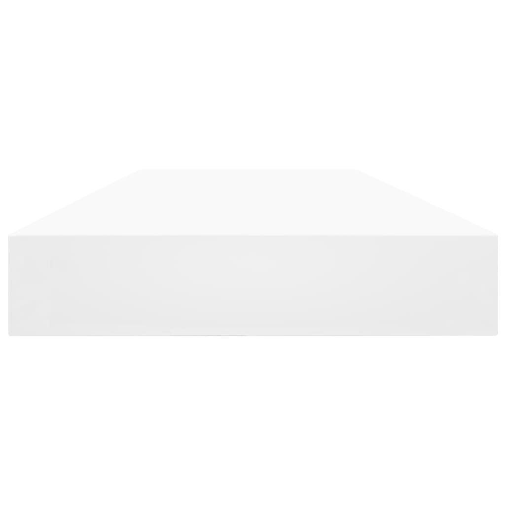 Ράφια Βιβλιοθήκης 4 τεμ. Λευκά 100x10x1,5 εκ. από Μοριοσανίδα