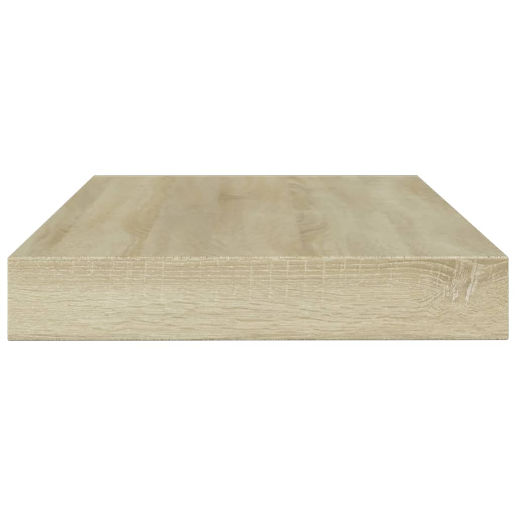 Ράφια Βιβλιοθήκης 8 τεμ. Sonoma Δρυς 100x10x1,5 εκ. Μοριοσανίδα