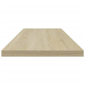 Ράφια Βιβλιοθήκης 8 τεμ. Sonoma Δρυς 100x20x1,5 εκ. Μοριοσανίδα