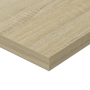 Ράφια Βιβλιοθήκης 8 τεμ. Sonoma Δρυς 100x20x1,5 εκ. Μοριοσανίδα