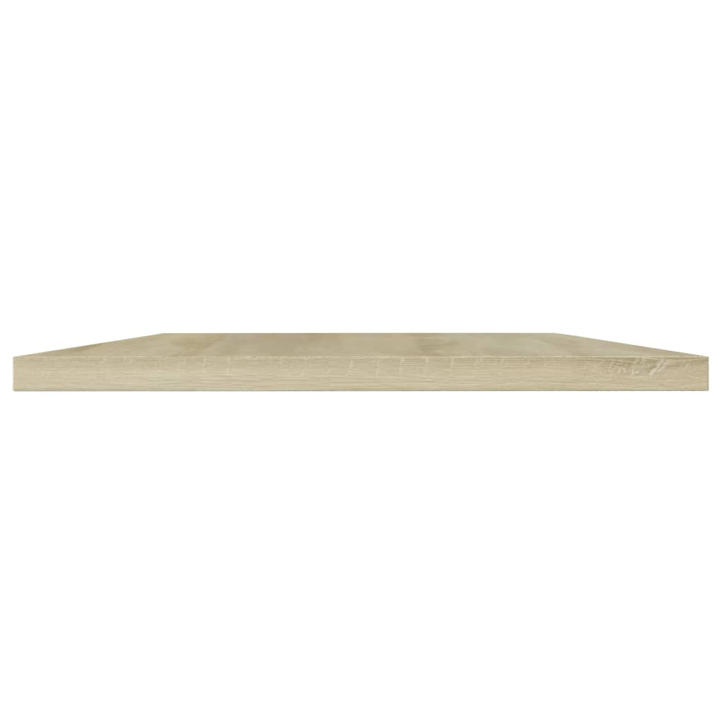Ράφια Βιβλιοθήκης 4 τεμ. Sonoma Δρυς 100x30x1,5 εκ. Μοριοσανίδα