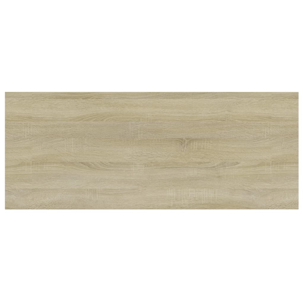 Ράφια Βιβλιοθήκης 4 τεμ. Sonoma Δρυς 100x40x1,5 εκ. Μοριοσανίδα