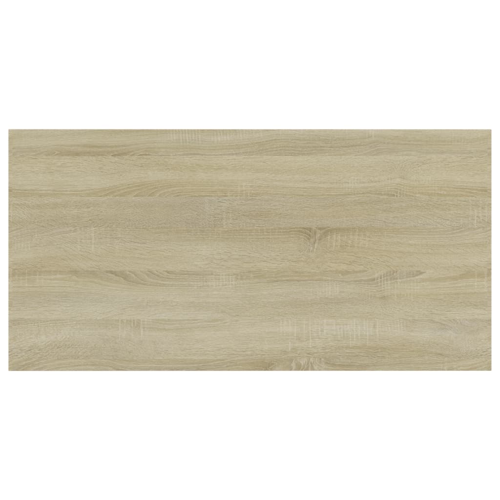 Ράφια Βιβλιοθήκης 4 τεμ. Sonoma Δρυς 100x50x1,5 εκ. Μοριοσανίδα - Pakobazaar