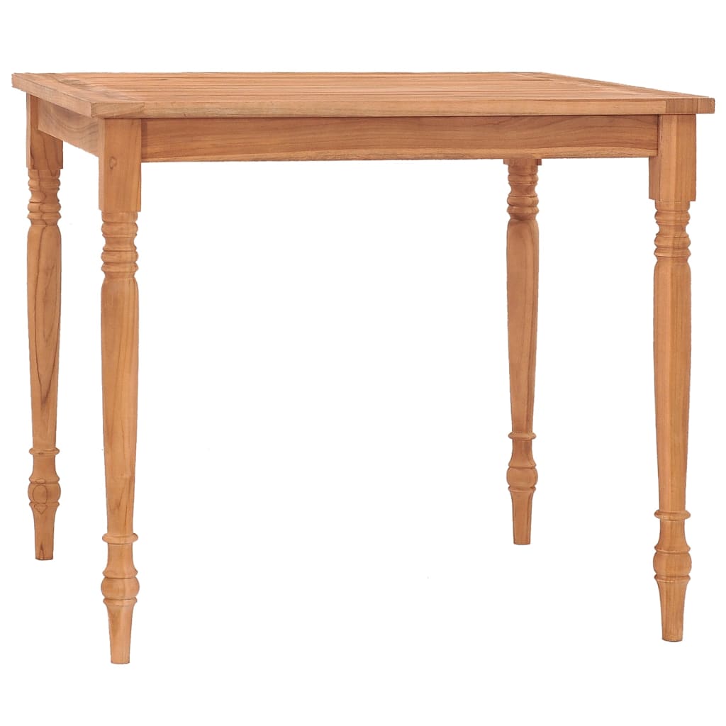 Τραπέζι Batavia 85 x 85 x 75 εκ. από Μασίφ Ξύλο Teak