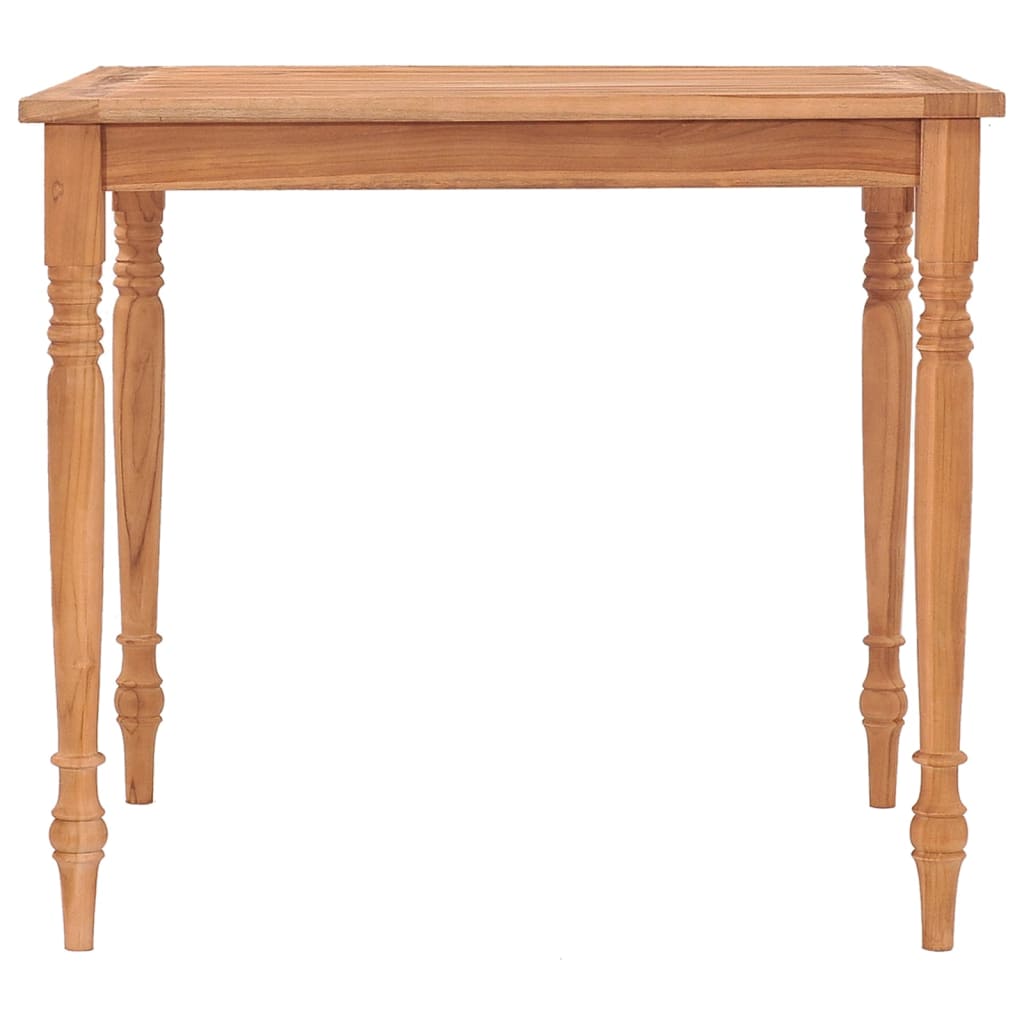 Τραπέζι Batavia 85 x 85 x 75 εκ. από Μασίφ Ξύλο Teak
