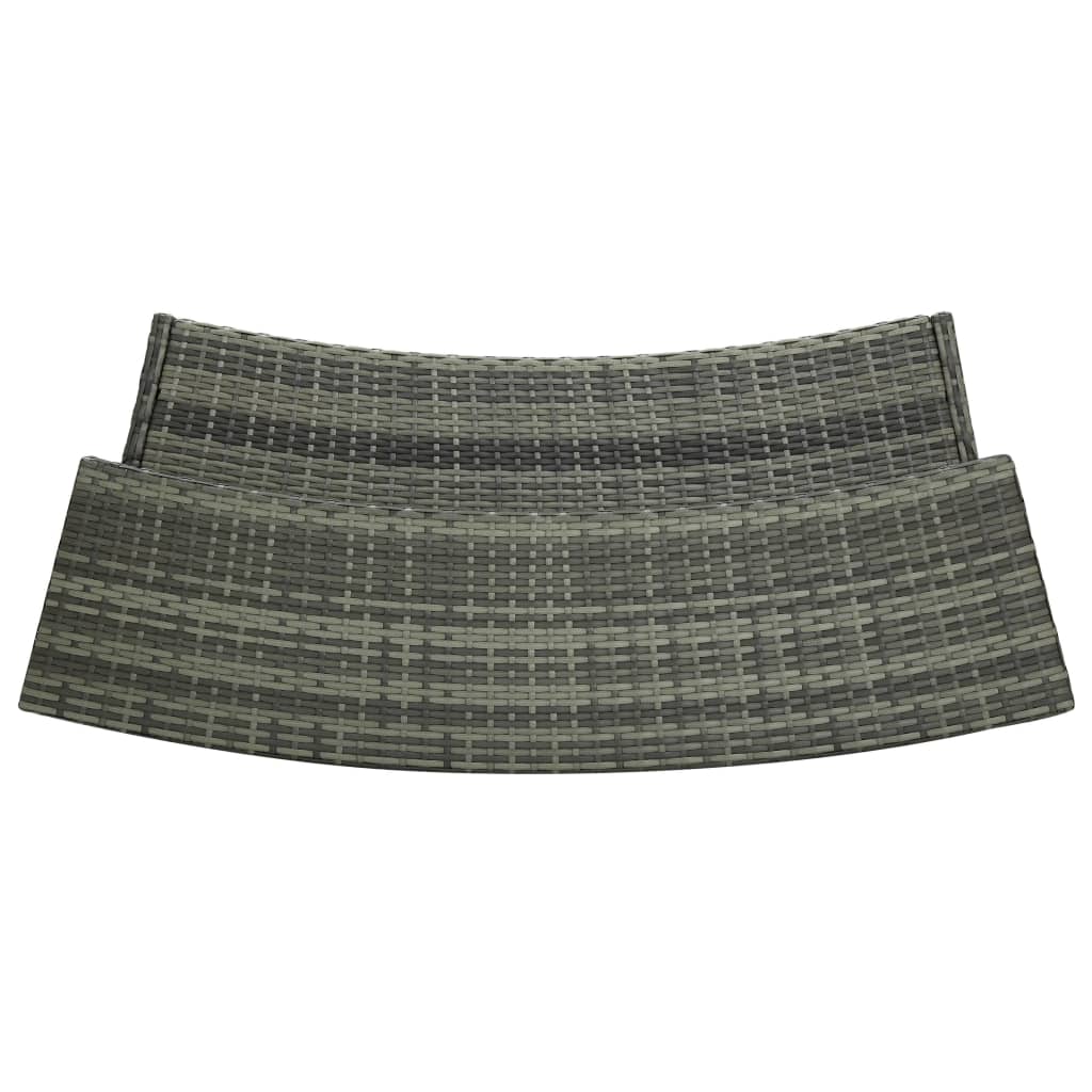 Σετ Επίπλων Μπαρ Κήπου 5 Τεμαχίων Γκρι με Μαξιλάρια - PAKOBAZAAR