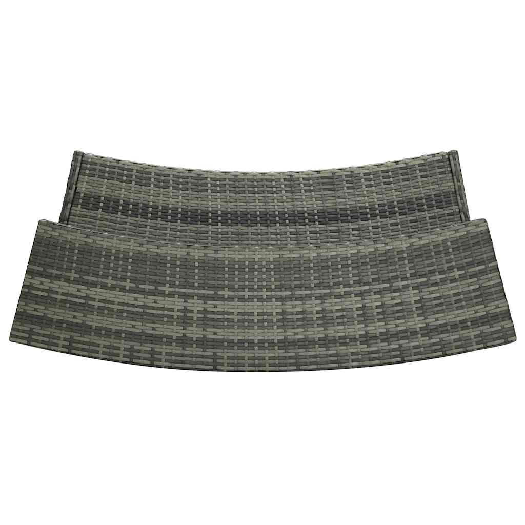 Σετ Επίπλων Μπαρ Κήπου 3 Τεμαχίων Γκρι - PAKOBAZAAR