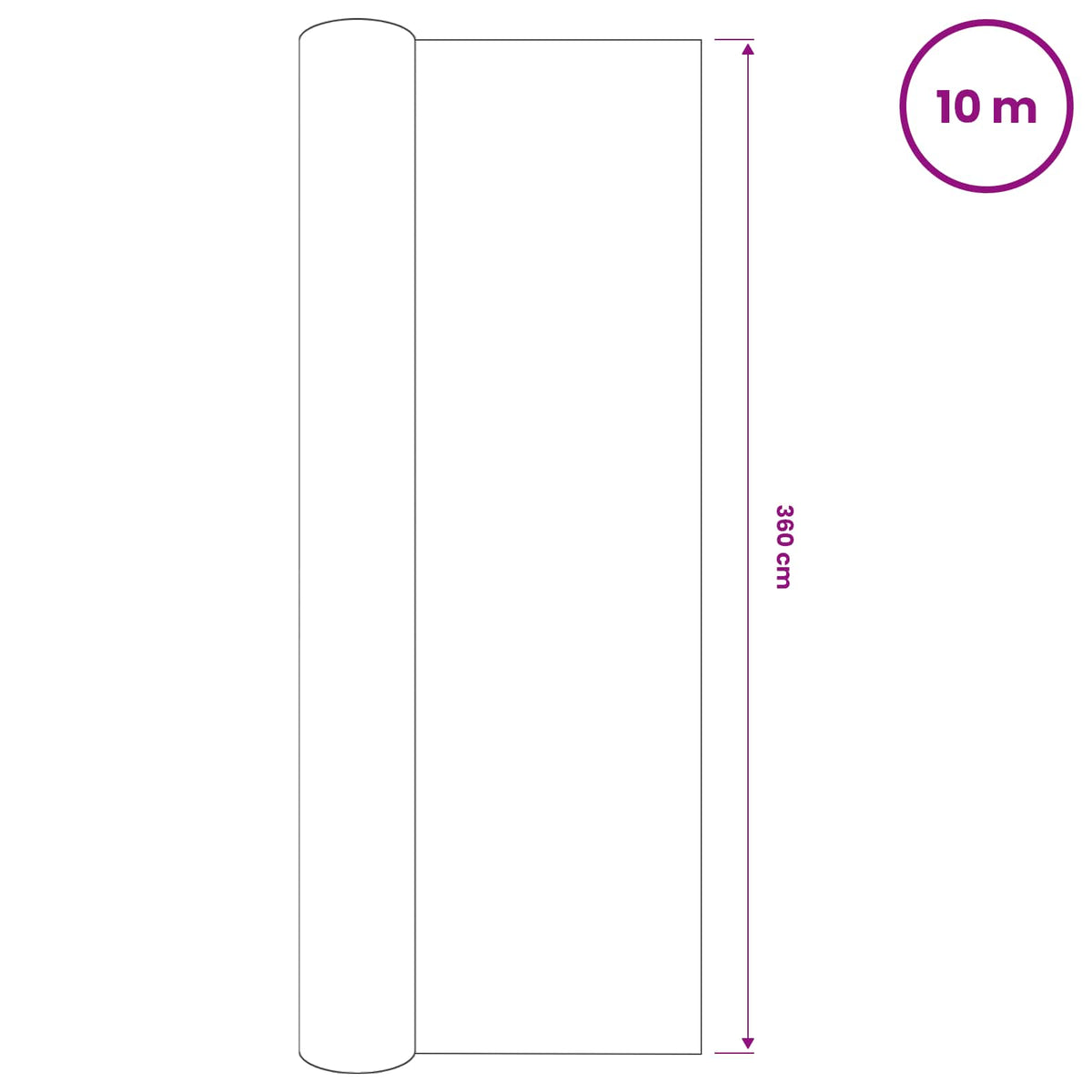 Δίχτυ Σκίασης Μαύρο 3,6 x 10 μ. από HDPE 75 γρ./μ²