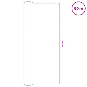 Δίχτυ Σκίασης Μαύρο 2 x 50 μ. από HDPE 195 γρ./μ²