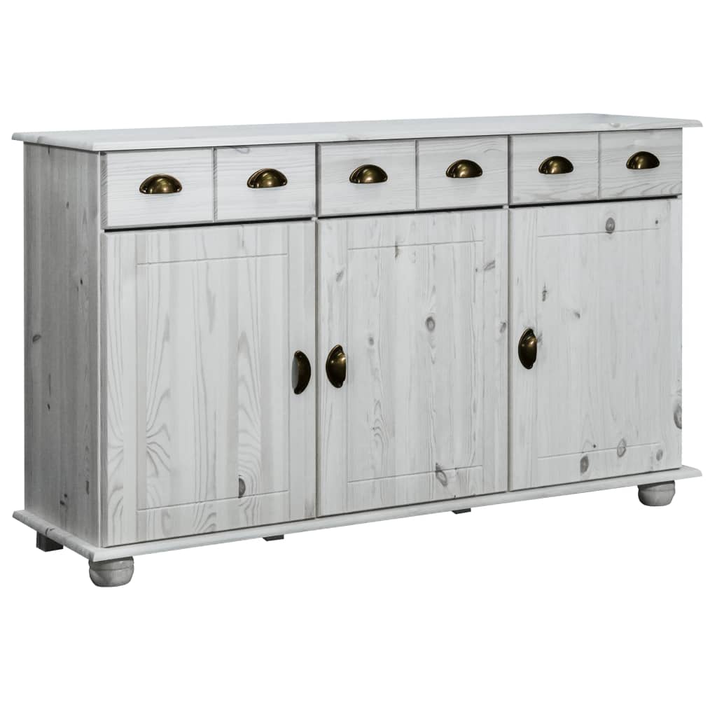 Μπουφές 134 x 39 x 79,5 εκ. από Μασίφ Ξύλο Πεύκου - Pakobazaar