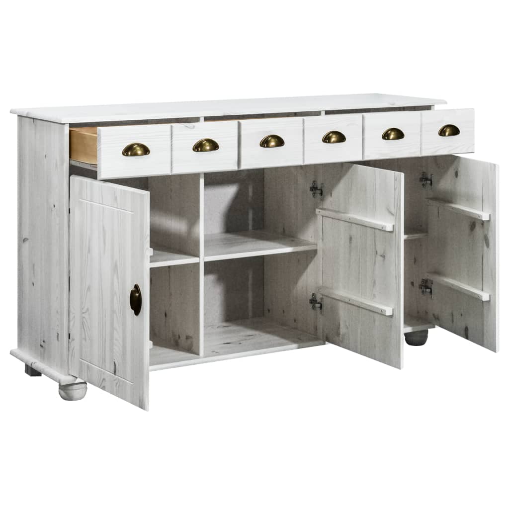 Μπουφές 134 x 39 x 79,5 εκ. από Μασίφ Ξύλο Πεύκου - Pakobazaar