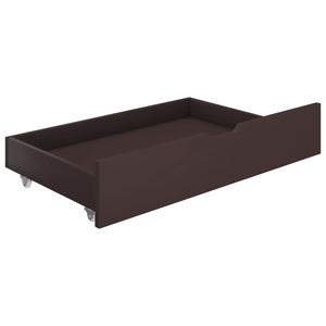 Πλαίσιο Κρεβατιού με 4 Συρτάρια Σκ. Καφέ 160x200 εκ Ξύλο Πεύκου