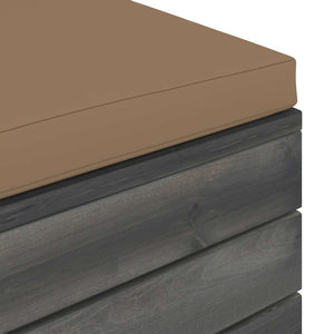 Σαλόνι Κήπου από Παλέτες 3 τεμ. Μασίφ Ξύλο Πεύκου με Μαξιλάρια - Pakobazaar
