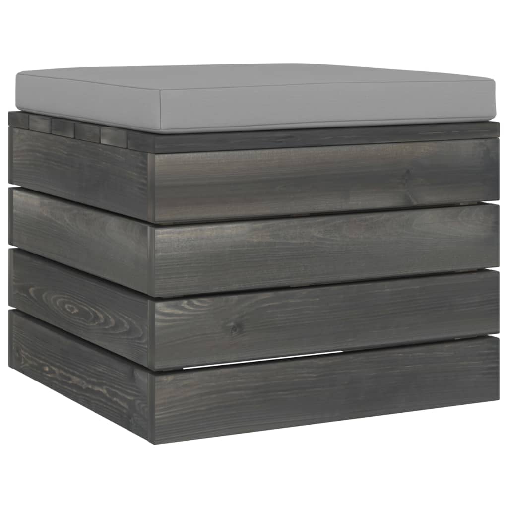 Σαλόνι Κήπου από Παλέτες 5 τεμ. Μασίφ Ξύλο Πεύκου με Μαξιλάρια - Pakobazaar