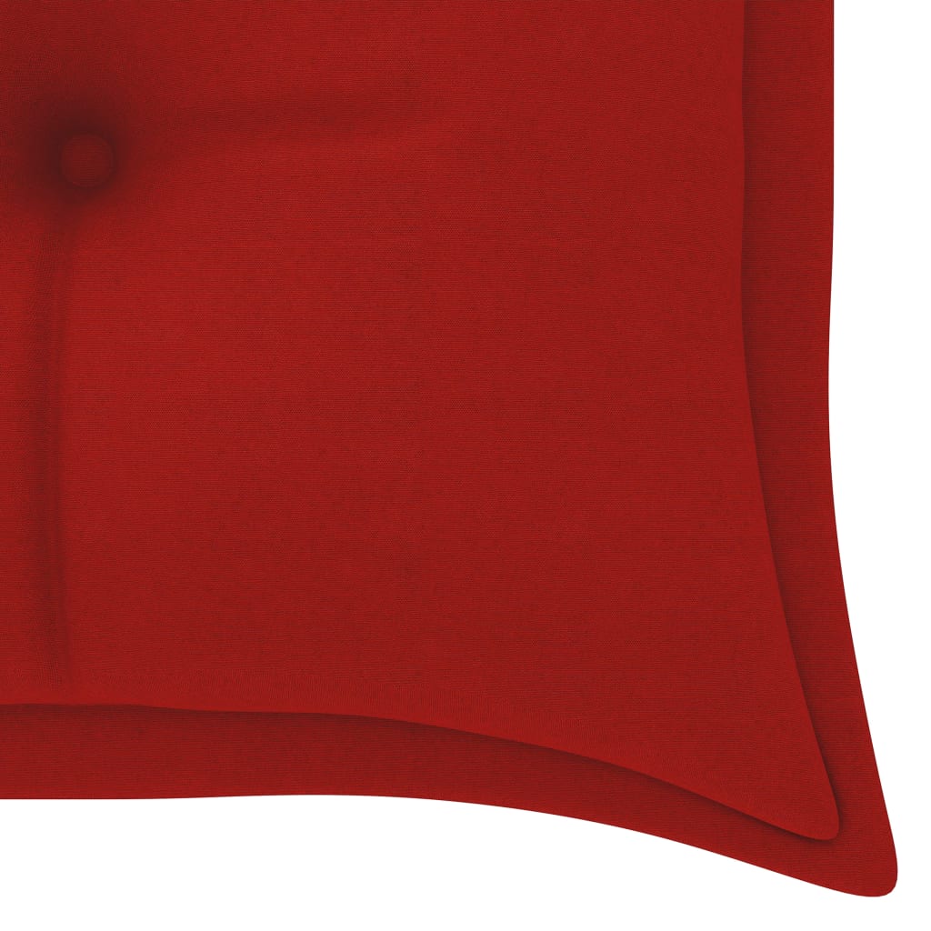 Παγκάκι Κήπου 150 εκ. από Μασίφ Ξύλο Teak με Μαξιλάρι
