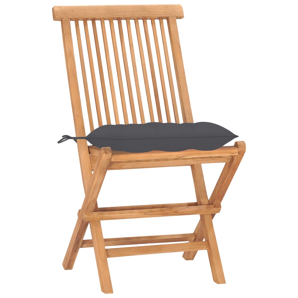 Σετ Τραπεζαρίας Εξ. Χώρου Πτυσσόμενο 3 Τεμ. από Μασίφ Ξύλο Teak - PAKOBAZAAR