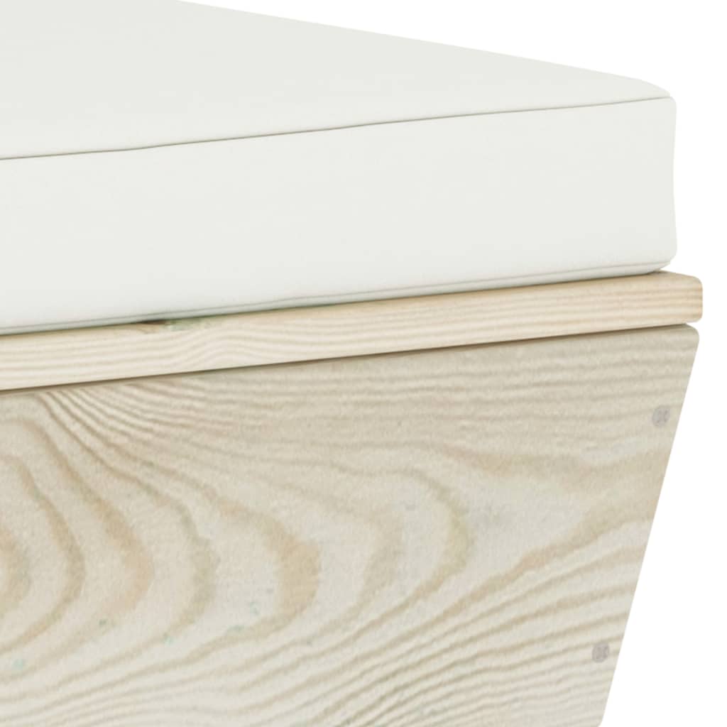 Σαλόνι Κήπου από Παλέτες 6 τεμ. Ξύλο Ερυθρελάτης με Μαξιλάρια - Pakobazaar