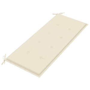 Παγκάκι Κήπου Πτυσσόμενο 118 εκ. από Μπαμπού με Μαξιλάρι - PAKOBAZAAR