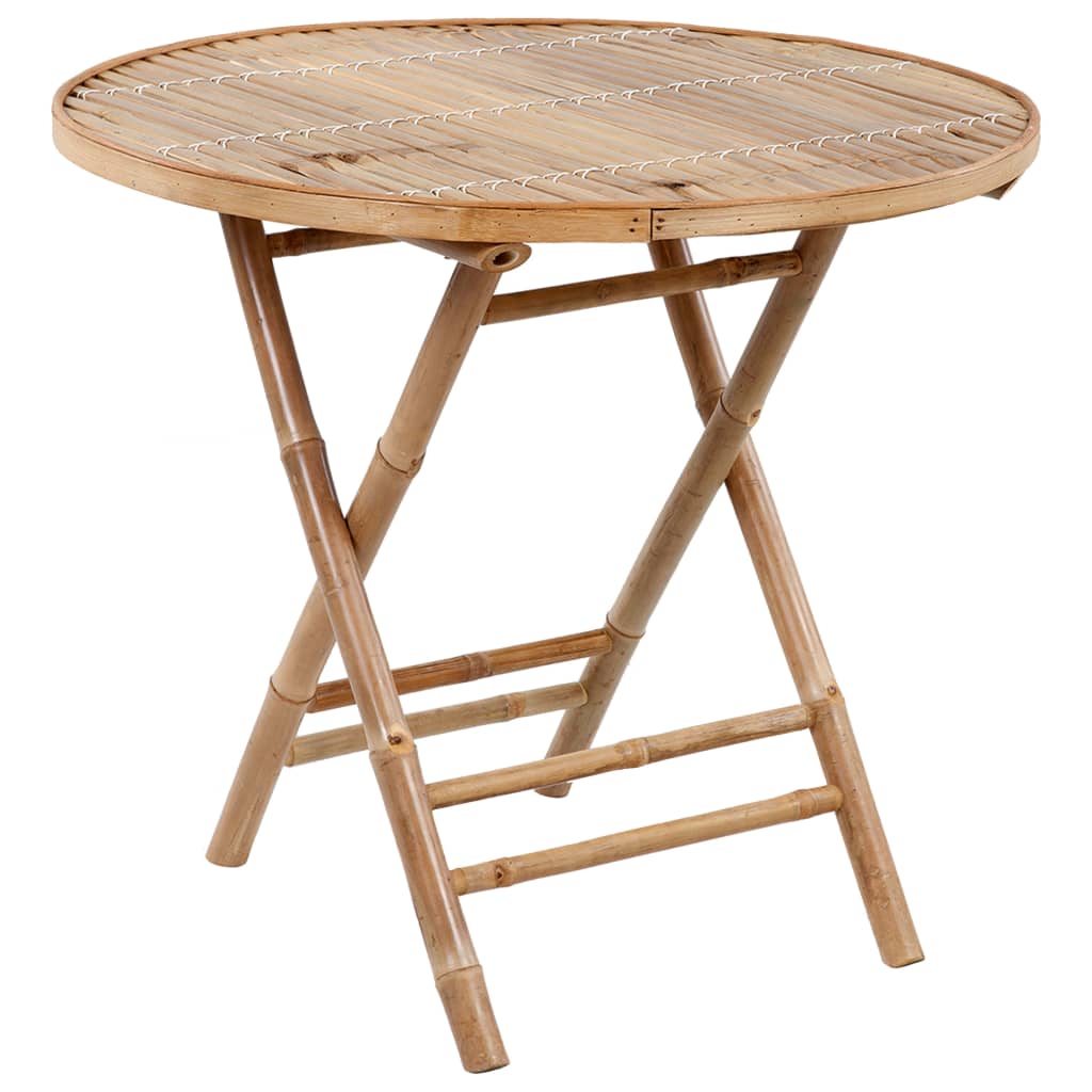 Σετ Τραπεζαρίας Εξ. Χώρου Πτυσσόμενο 5 τεμ. Μπαμπού & Μαξιλάρια - PAKOBAZAAR