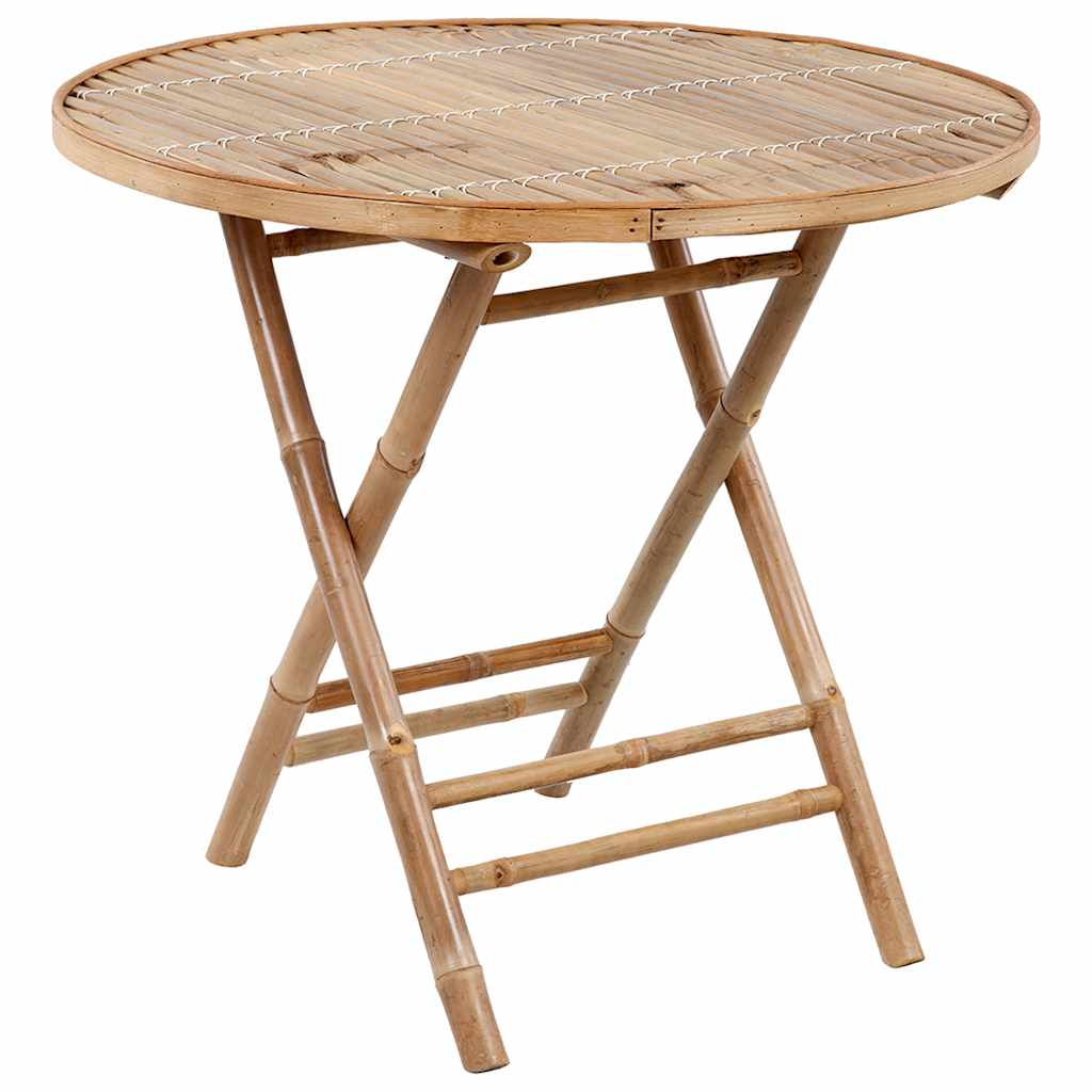 Σετ Τραπεζαρίας Εξ. Χώρου Πτυσσόμενο 5 τεμ. Μπαμπού & Μαξιλάρια - Pakobazaar